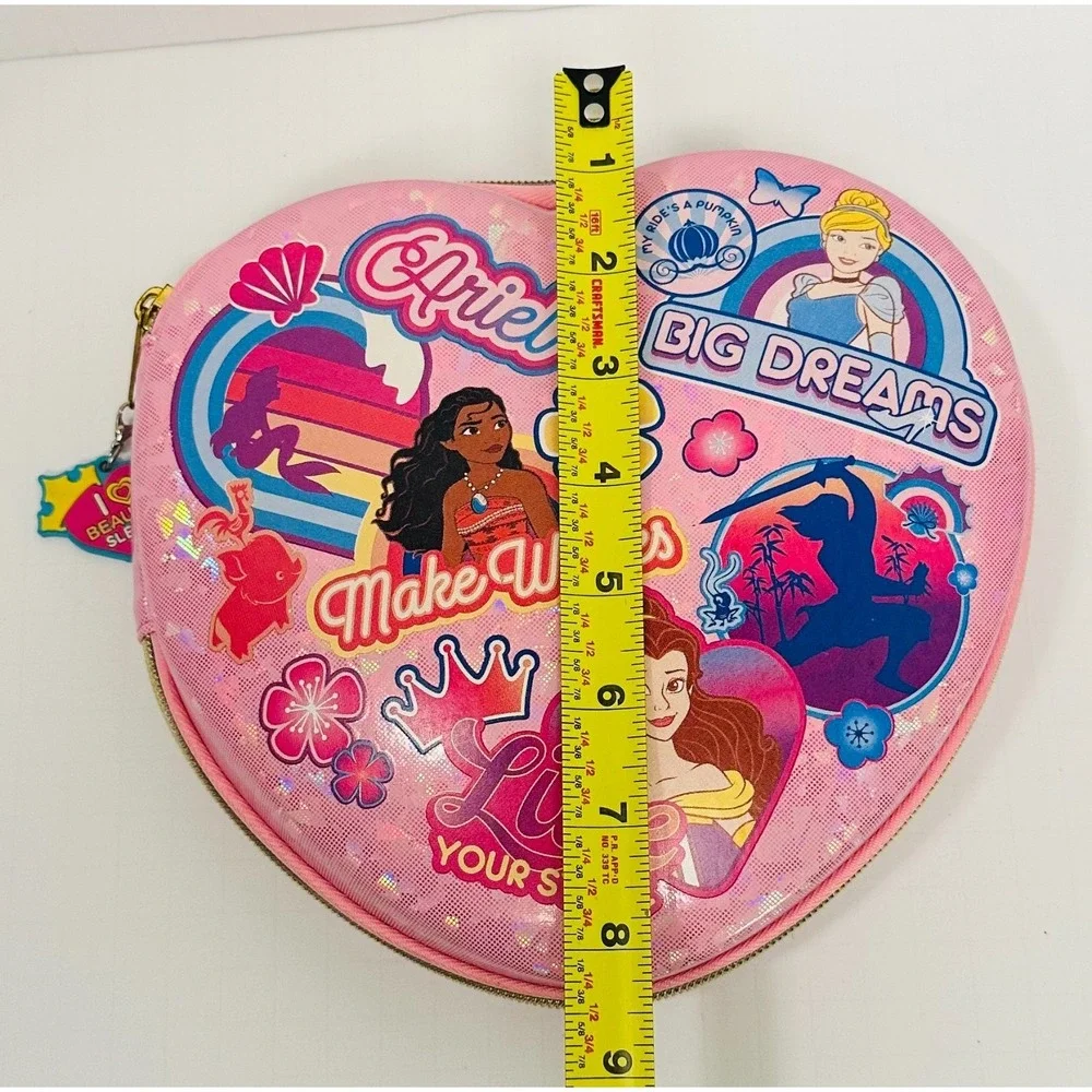 Disney Store Princesses Pink Zip Up Stationary Arts & Crafts Kit [Not Full Set]